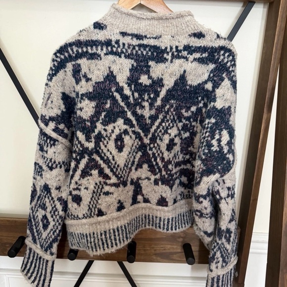 NWOT Small Anthropologie Pilcro Relaxed Roll-Neck Sweater - Picture 5 of 6